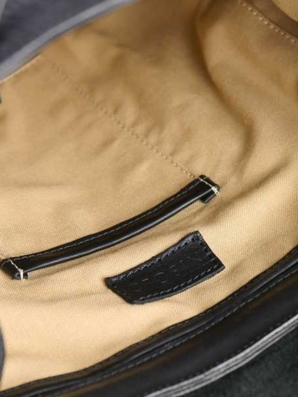 Nisolo Daniela Black Leather Drawstring Backpack - Picture 14 of 14